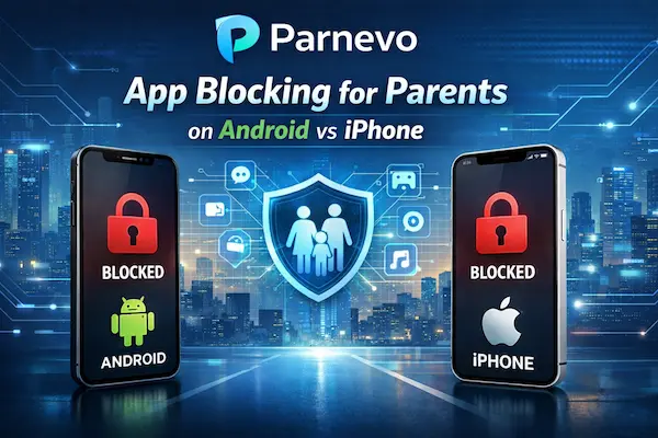 App Blocking for Parents on Android vs iPhone