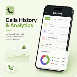 Calls History & Analytics - Parental Control App