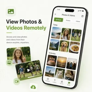 View Photos & Videos Remotely - Parental Control App