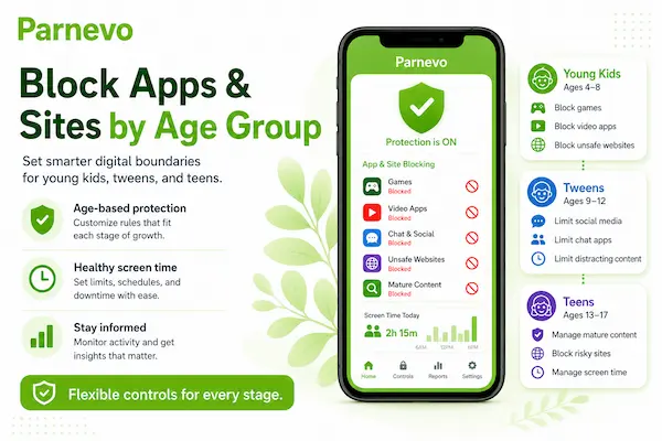 Block Apps & Sites by Age Group