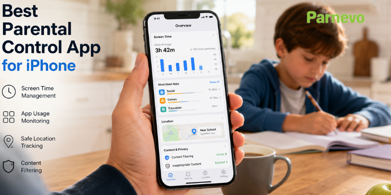 Parnevo Best Parental Control App for iPhone